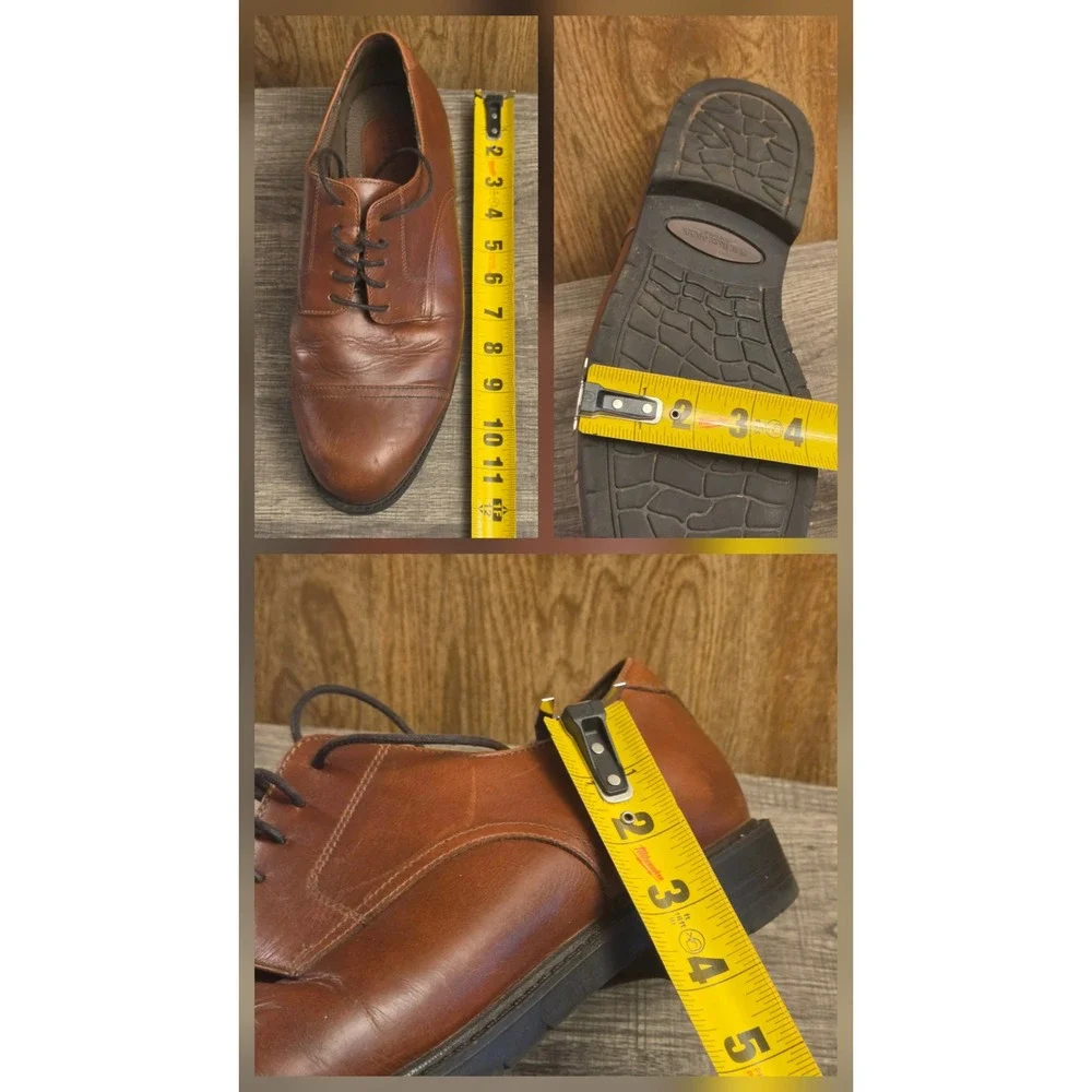 G.H. Bass & Co. Lace Up Oxford Dress Shoes Mens Size 11.5 Brown